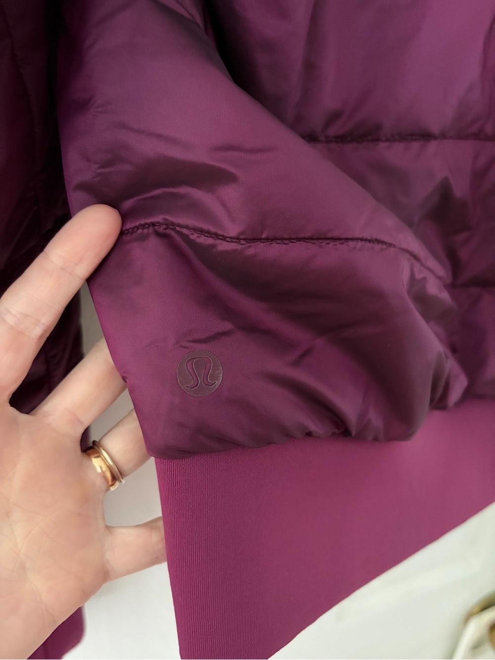 lululemon athletica Quilted Bomber Jacket - Magenta - Picture 4 of 4